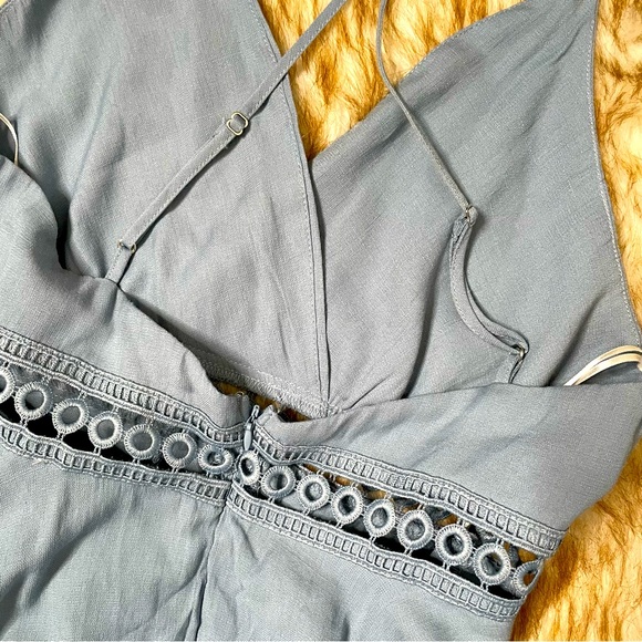 Love Tree lace insert double layer romper - Picture 4 of 7